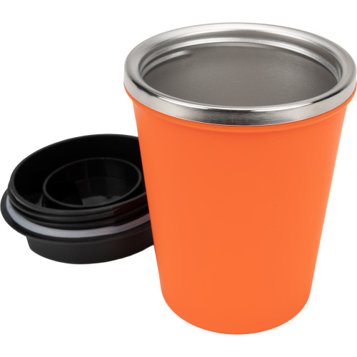Kubek termiczny 350 ml z powłoką z recyklingu METODY Pomarańczowy 8496210 (2)