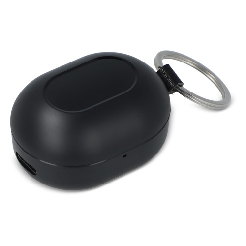 Mini bezprzewodowe słuchawki douszne w rozmiarze breloka Czarny LT95602-N0002 (2)
