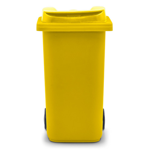 Pojemnik na przybory do pisania „kontener na śmieci” | Erco żółty VA079-08 (2)