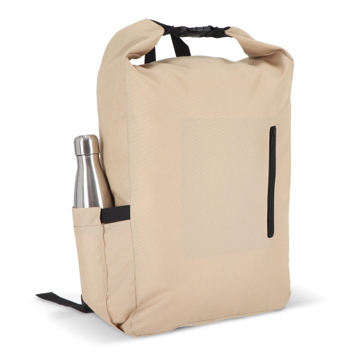 Plecak z klamrą R-PET 600D Rolltop 20L Ecru LT95352-N0054 (3)
