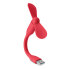 Przenośny wentylator USB czerwony MO9063-05  thumbnail
