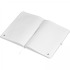 Notatnik A5 w linie z PU z recyklingu CLEO Biały 2374806 (3) thumbnail