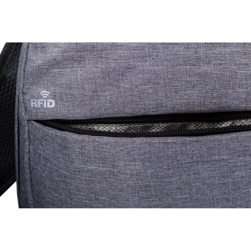 Plecak na laptopa 15", ochrona przeciw RFID szary V0709-19 (6)