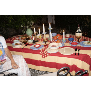 Świecznik LARA XS, bordowy/r&oacute;żowy