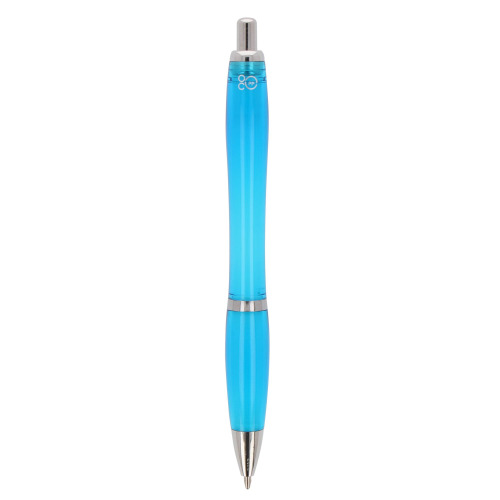 Pióro kulkowe Hawaii transparent Ocean Bound Plastic Transparentny / jasnoniebieski LT87820-N0412 (2)