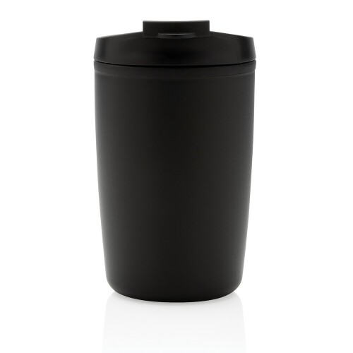 Kubek podróżny 300 ml, PP z recyklingu black P433.081 (3)
