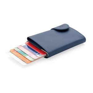 Etui na karty kredytowe i portfel C-Secure, ochrona RFID niebieski