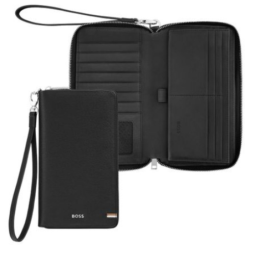 Portfel podróżny Iconic Black Czarny HLL521A 