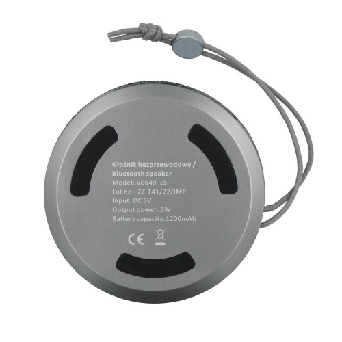 Głośnik bezprzewodowy 5W, radio | Jennifer Grafitowy V0649-15 (7)