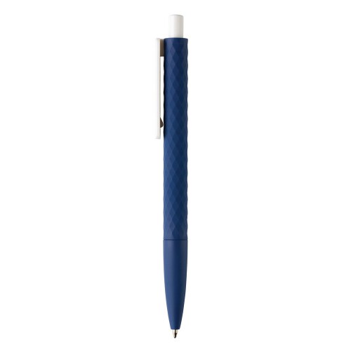 Długopis X3 z przyjemnym w dotyku wykończeniem granatowy V1999-04 (1)