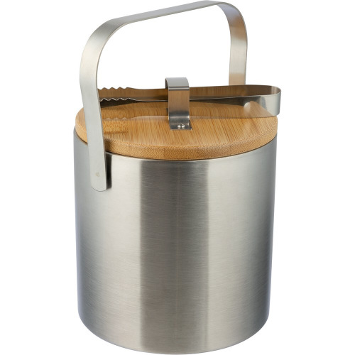 Wiaderko do lodu, cooler Srebrny VA863-32 (2)