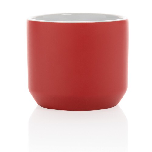 Kubek ceramiczny 350 ml czerwony P434.044 (2)
