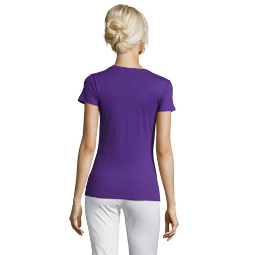 REGENT Damski T-Shirt 150g dark purple S01825-DA-S (1)