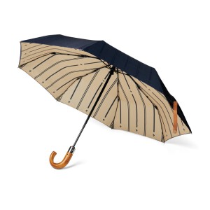 Składany parasol 21" VINGA Bosler AWARE™ RPET granatowy