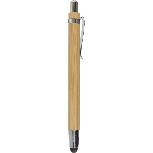 Bambusowy długopis, touch pen brązowy V1761-16 (1)