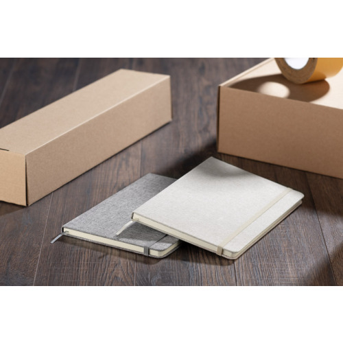 Notes z recyklingowanej bawełny BIVELLO A5 Naturalny 18011-17 (6)