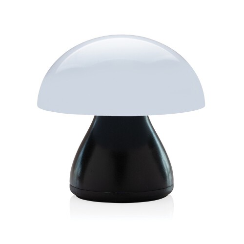 Lampka na biurko Luming, plastik z recyklingu czarny P513.741 