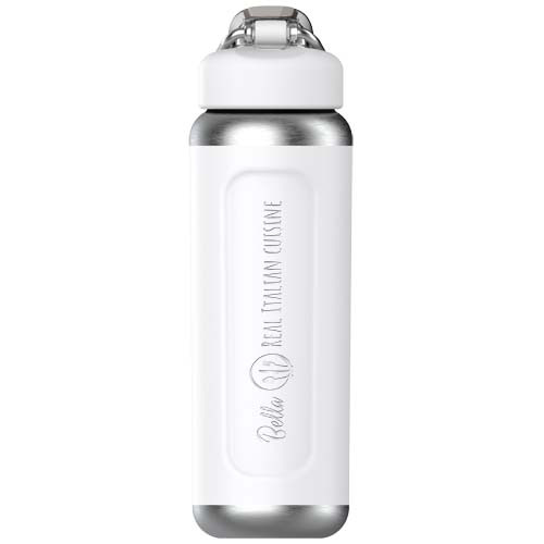Termoizolowany bidon na wodę Stanley Classic Wellspring 710 ml wykonany z recyklingowanej stali nierdzewnej Biały 10098001 (1)