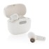 Bezprzewodowe słuchawki douszne w etui sterylizującym UV-C biały P329.073  thumbnail