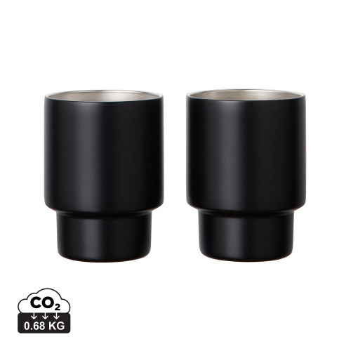 Zestaw kubków podróżnych 160 ml VINGA Nagano, 2 el. Czarny VG643-03 (5)