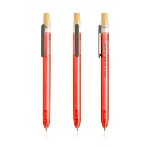 Dlugopis z recyklingowanego plastiku / OPC Translucid Pomarańczowy IP13159832 (4)