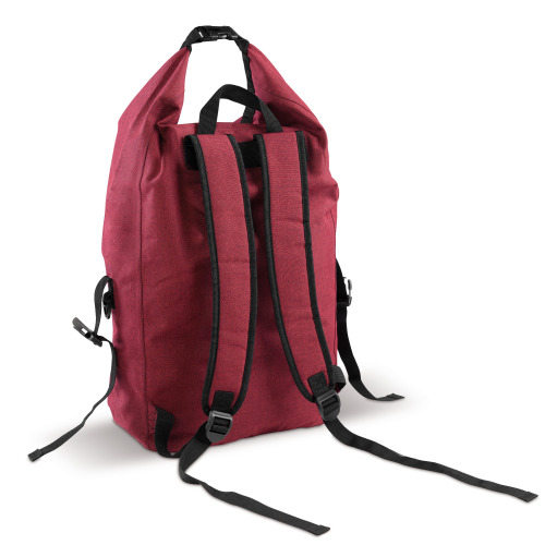 Wodoodporny plecak polyester 300D 20-22L Ciemnoczerwony LT95129-N0020 (4)