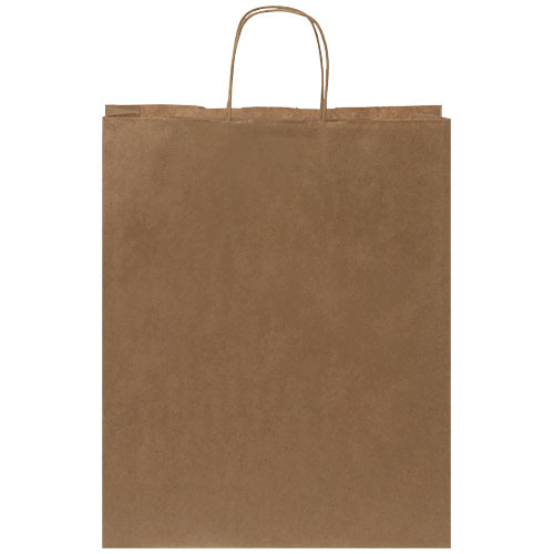 Torba z papieru Kraft ze skręconymi uchwytami – 32 x 12 x 40 cm Kraftowy brąz 1PQ00406 (2)