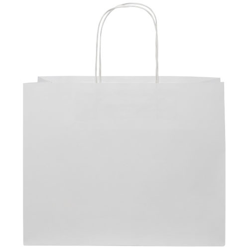 Torba z papieru Kraft ze skręconymi uchwytami – 31 x 12 x 25 cm Biały 1ZM00801 (2)
