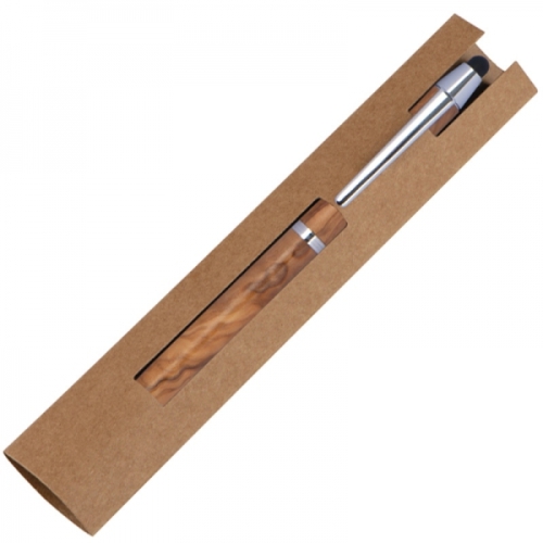 Długopis drewniany touch pen ERFURT beżowy 149713 (4)