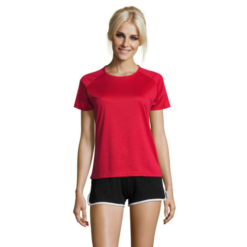 SPORTY Damski T-Shirt 140g Czerwony S01159-RD-S 
