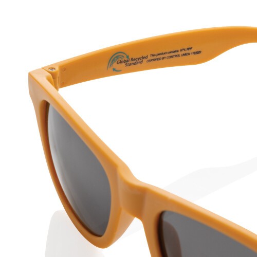 Okulary przeciwsłoneczne, PP z recyklingu brązowy P453.896 (3)