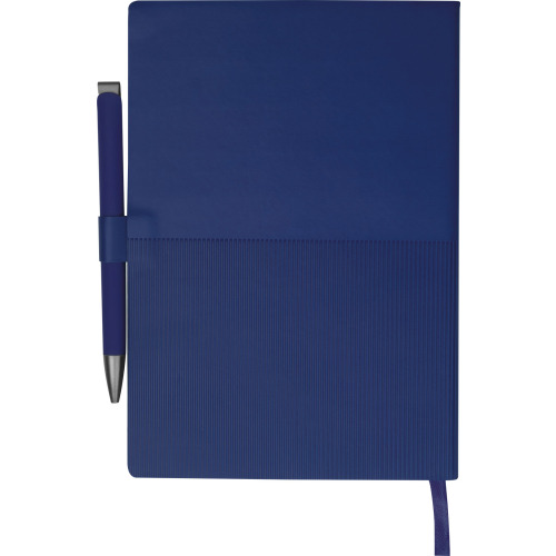 Notes A5 w linie z długopisem MERSIN Granatowy 562044 (4)