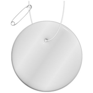 RFX™ reflective okrągła odblaskowa zawieszka z PVC