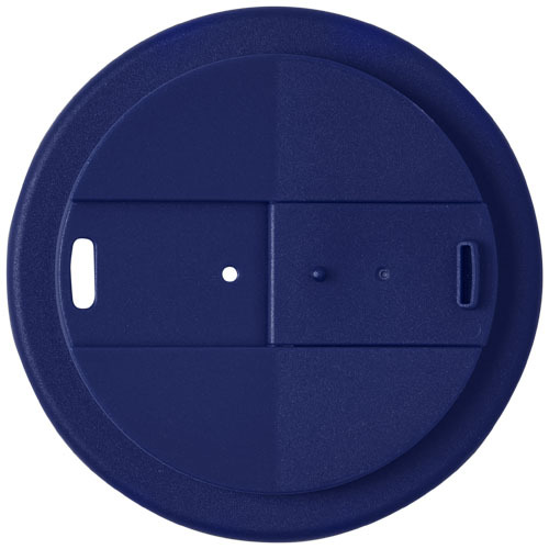 Kubek Americano® Espresso Eco z recyklingu o pojemności 250 ml z pokrywą odporną na zalanie  Niebieski 21045552 (4)