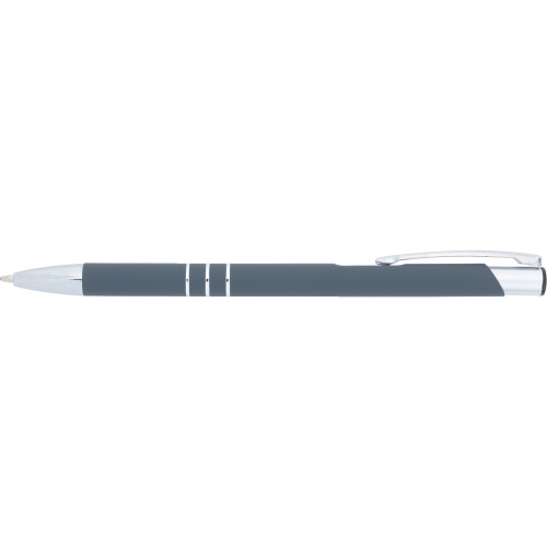 Długopis metalowy soft touch NEW JERSEY Ciemnoszary 055577 (5)
