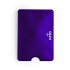Etui na kartę kredytową, ochrona przed RFID fioletowy V0486-13  thumbnail