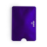 Etui na kartę kredytową, ochrona przed RFID fioletowy V0486-13  thumbnail