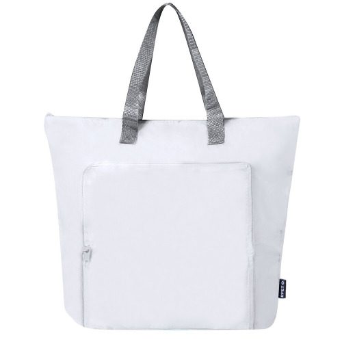 Składana torba termoizolacyjna RPET, torba na zakupy Biały VA746-02 (1)