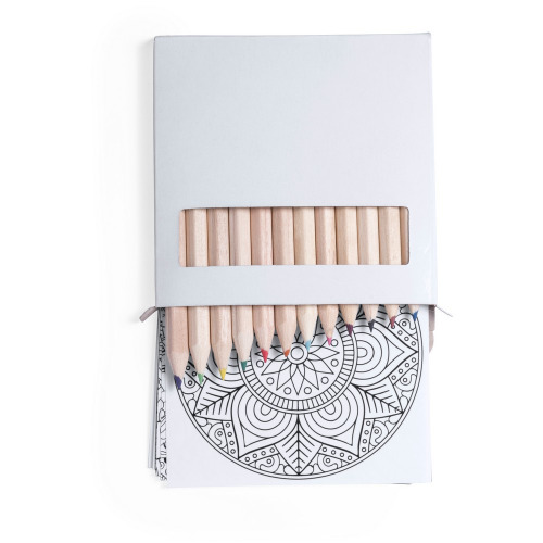 Kolorowanka, mandala, kredki Neutralny V7868-00 (1)