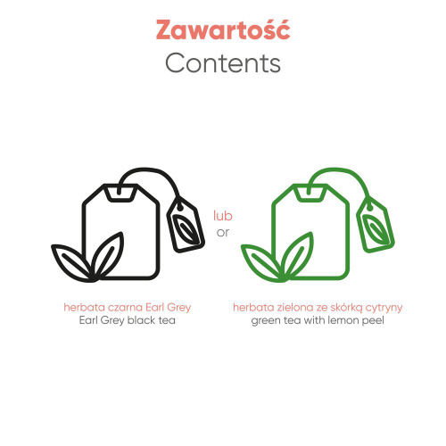 Zestaw herbat w kopercie 2 sztuki Wielokolorwy S0316B (3)