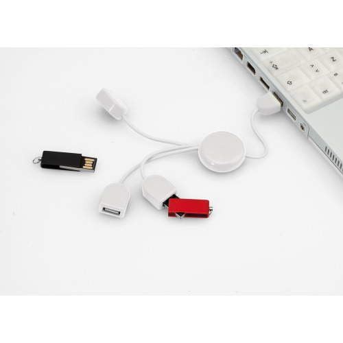 Hub USB biały V3243-02 (1)