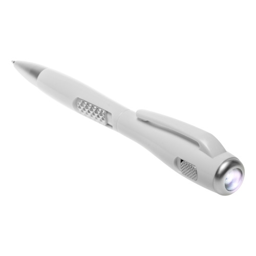Długopis, lampka LED biały V1475-02B (1)