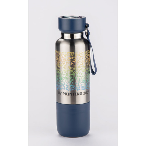 Butelka termiczna ze smyczką RON 500 ml Granatowy 16243-06 (14)
