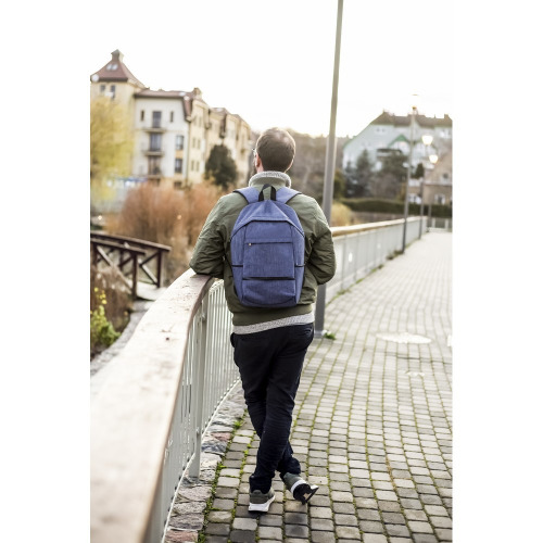 Plecak na laptopa 15,6" RPET B'RIGHT | Reggie Granatowy V0854-04 (3)