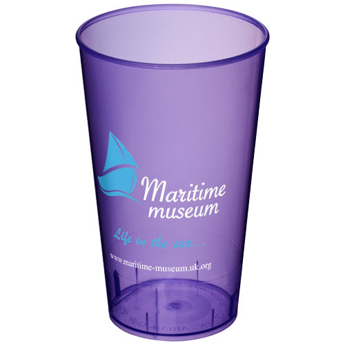 Kubek Arena o pojemności 375 ml wykonany z tworzywa sztucznego Przezroczysty fioletowy 21003714 (1)