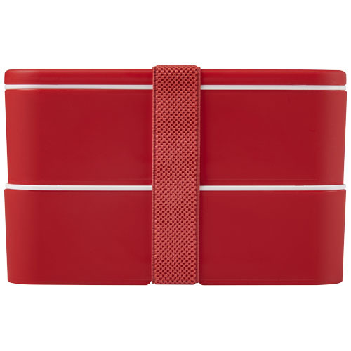 MIYO dwupoziomowe pudełko na lunch Czerwony 21047021 (2)