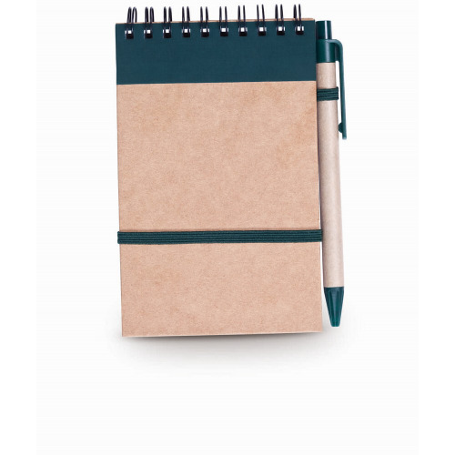 Notatnik ok. A6 z długopisem Zielony V2835-06 