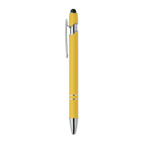 Długopis z rysikiem aluminium Zólty MO2798-08 (2)