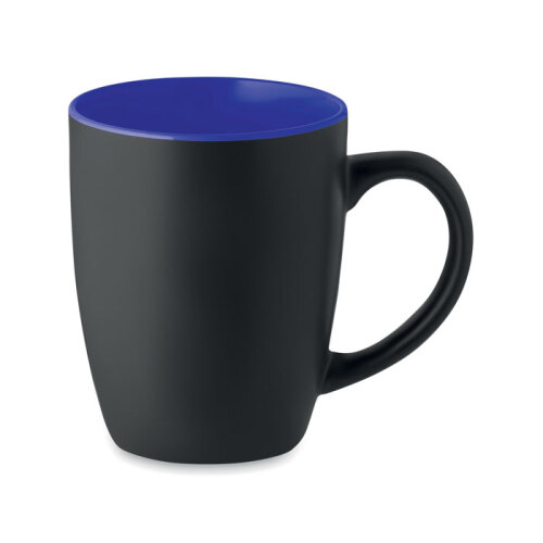 Dwukolorowy kubek ceramiczny niebieski MO6840-37 