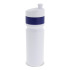 Bidon sportowy z obwódką  750ml Biały / ciemnoniebieski LT98786-N0110 (2) thumbnail